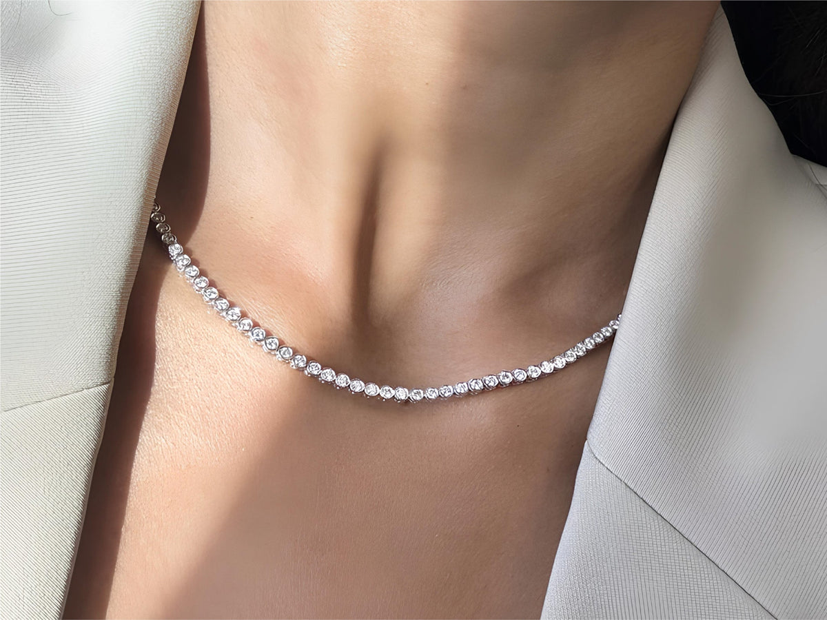 Best Lab Grown Tennis Necklace Retailers 2025