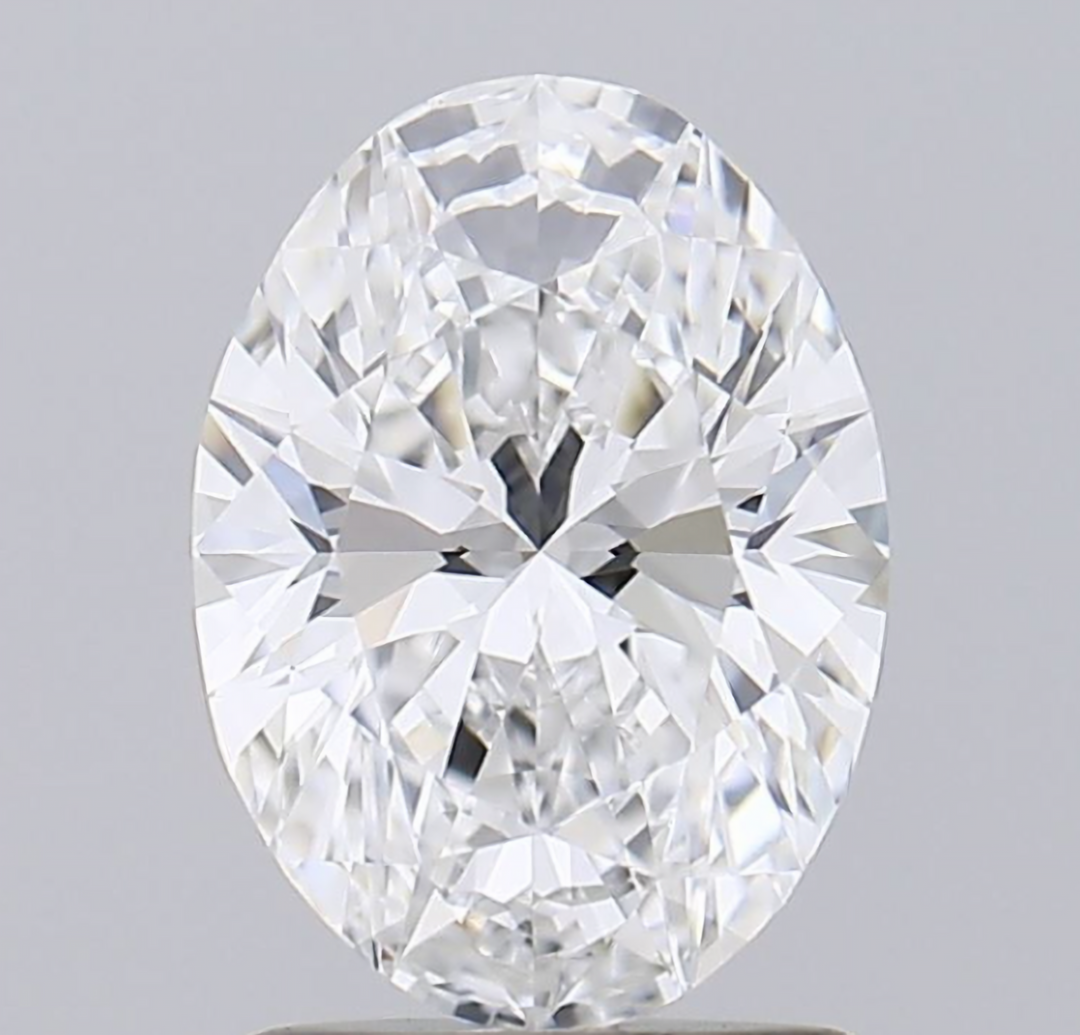 5.02CT F VS1 Oval Shape Certified Loose Lab Grown Diamond