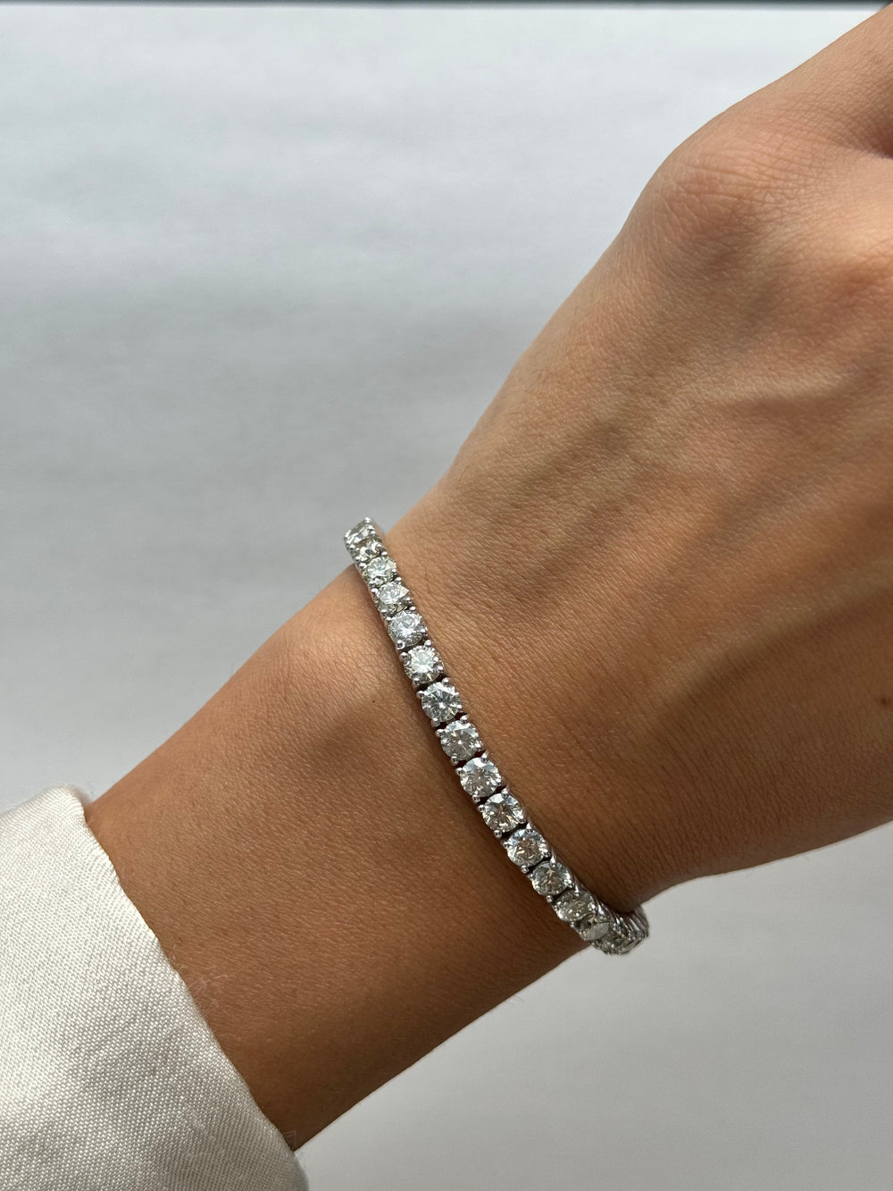 4 Prong Diamond Tennis Bracelet