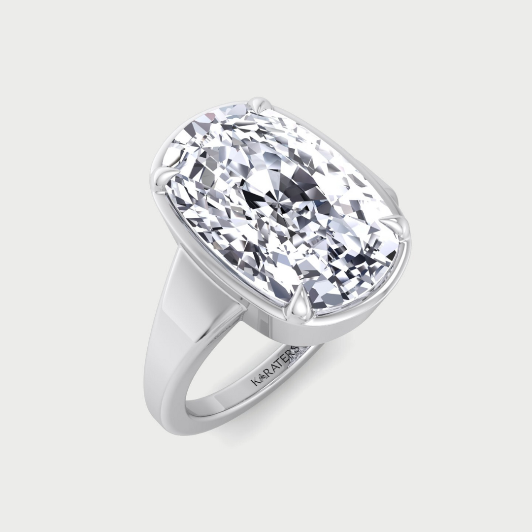 Elongated Old Mine Cushion-Cut Lab Grown Diamond Engagement Ring – Vintage Taylor Swift Inspired