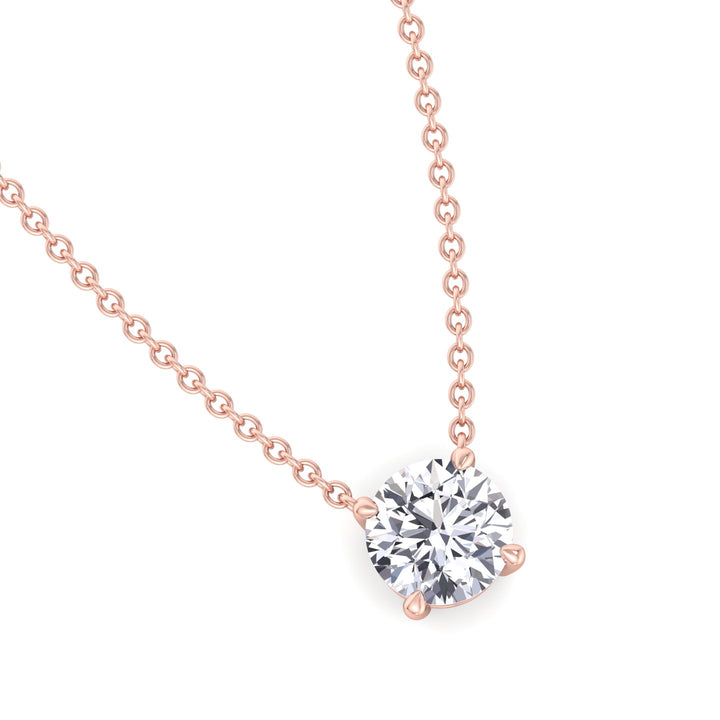 Floating Lab Grown Diamond Pendant