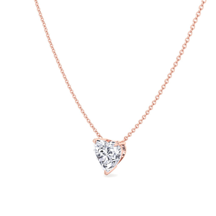 Heart Shape Lab Grown Diamond Pendant
