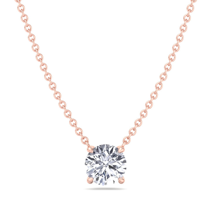 Floating Lab Grown Diamond Pendant