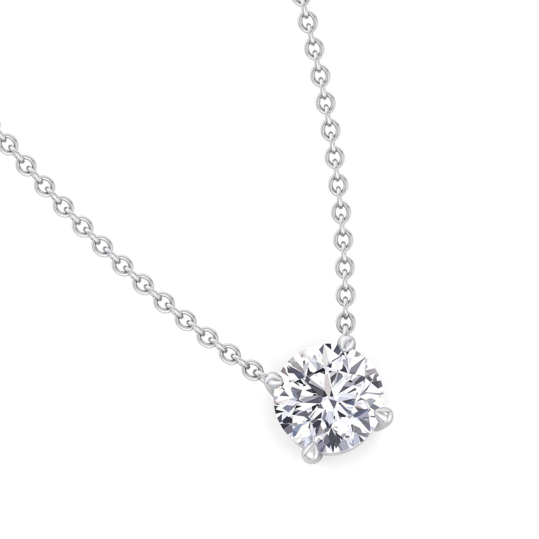 Floating Lab Grown Diamond Pendant