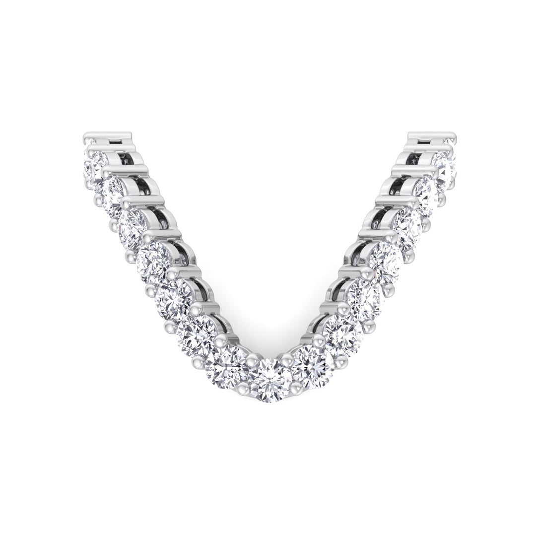 Round Shape Lab Grown Diamond Vanki Ring