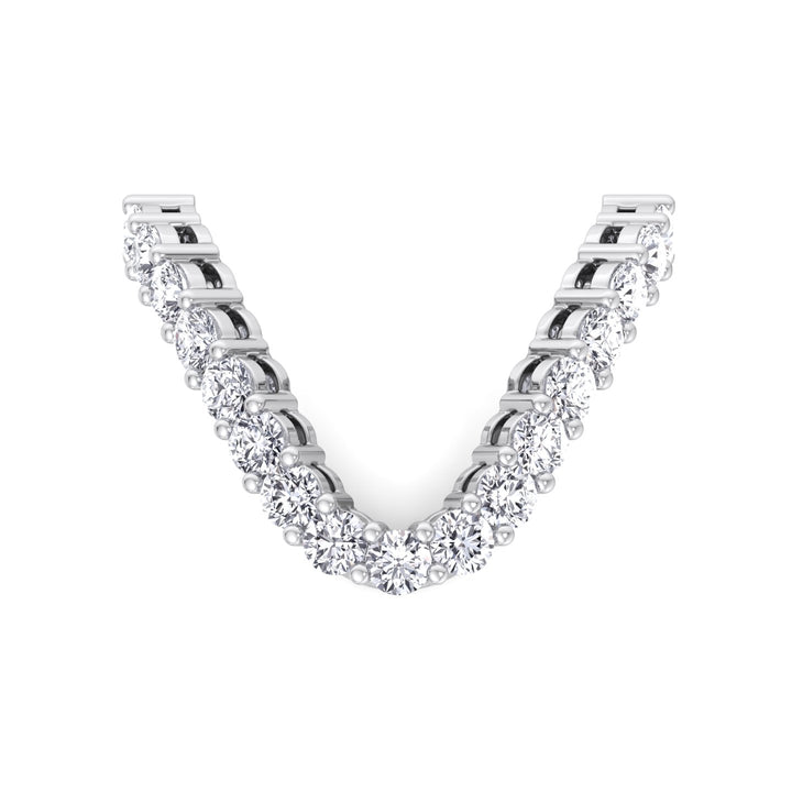 Round Shape Lab Grown Diamond Vanki Ring