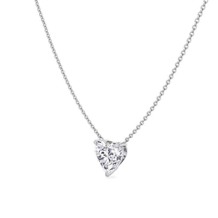 Heart Shape Lab Grown Diamond Pendant