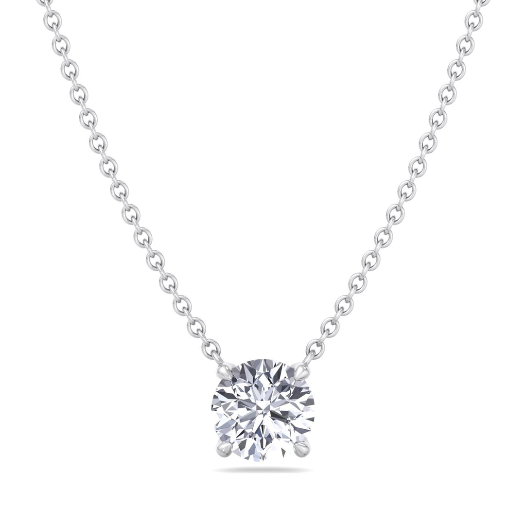 Floating Lab Grown Diamond Pendant