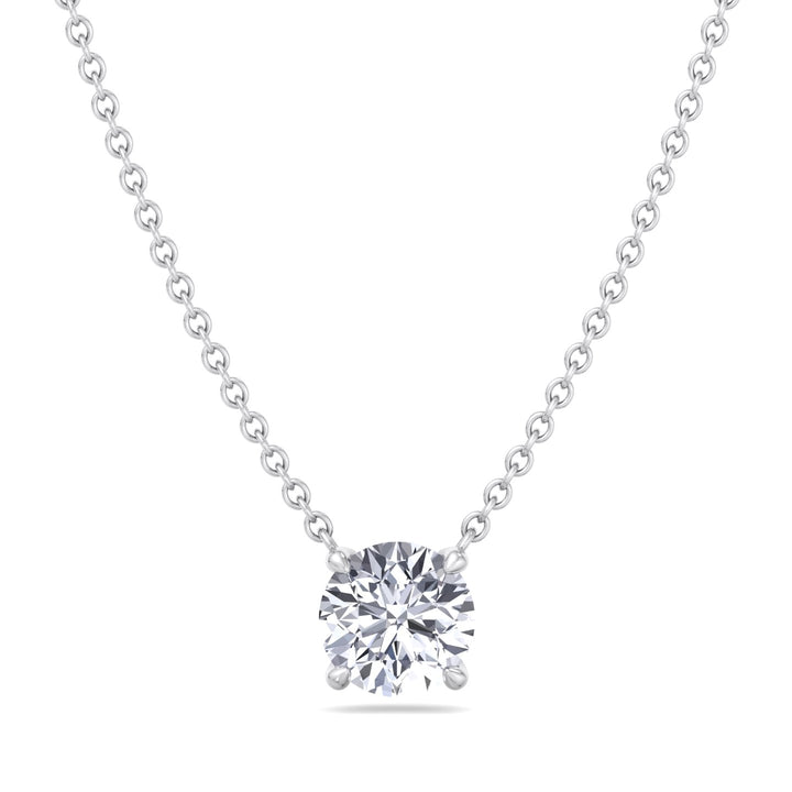 Floating Lab Grown Diamond Pendant