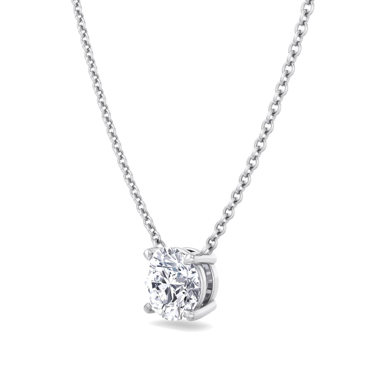 Floating Lab Grown Diamond Pendant