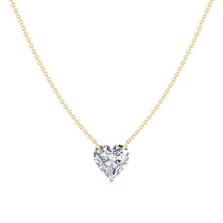 Heart Shape Lab Grown Diamond Pendant