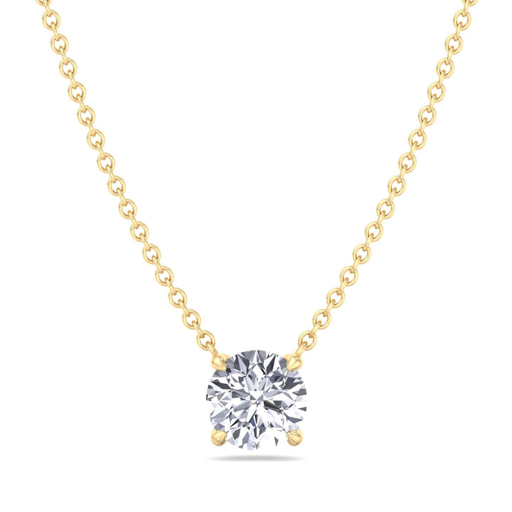 Floating Lab Grown Diamond Pendant