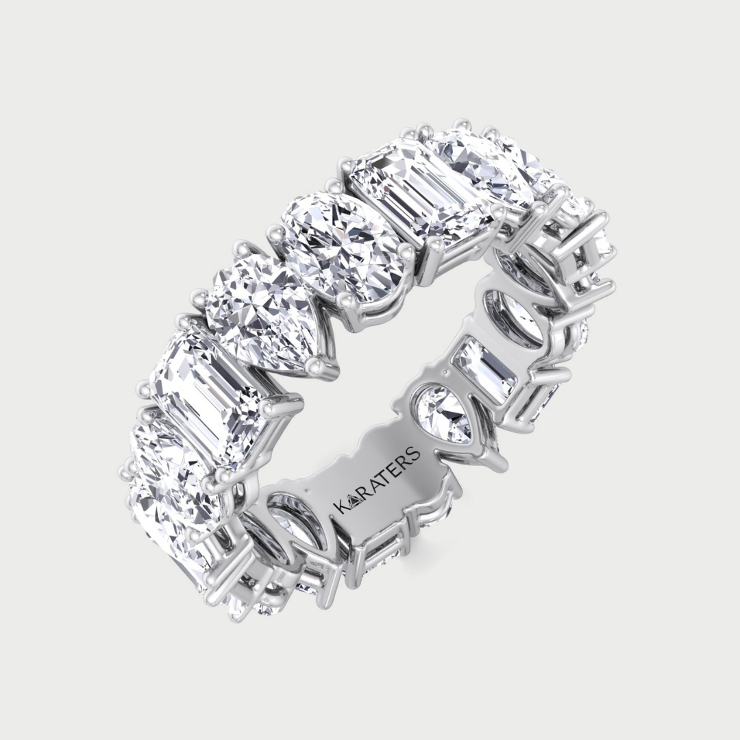 Sela - Multi Shape Lab Grown Diamond Eternity Band