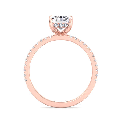 radiant-cut-lab-grown-diamond-engagement-ring-hidden-halo-and-side-stones-in-rose-gold