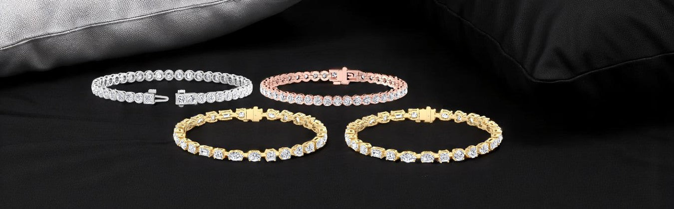 best lab grown diamond tennis bracelet​