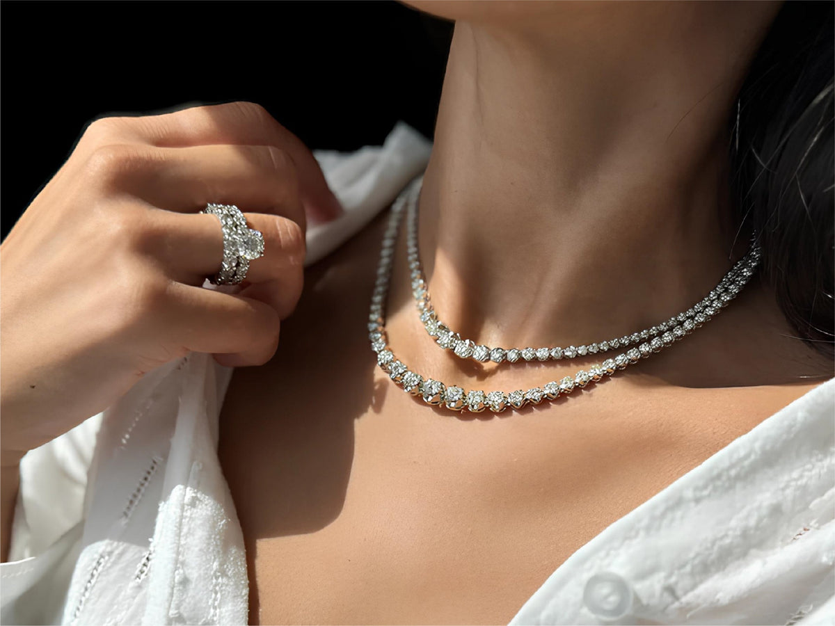 What is the Best Everyday Size for a Tennis Necklace?