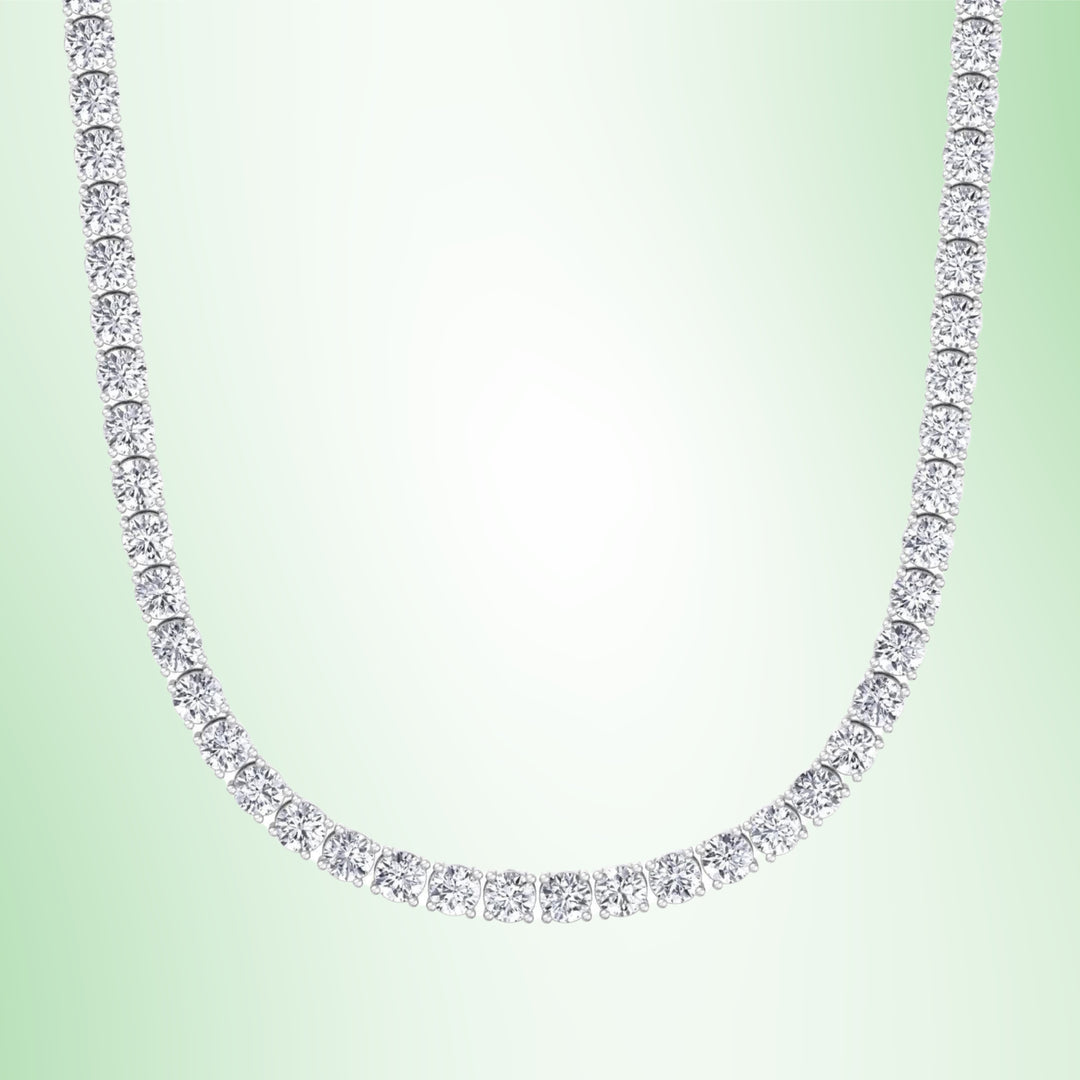 20 CT Men's Lab Diamond Tennis Necklace