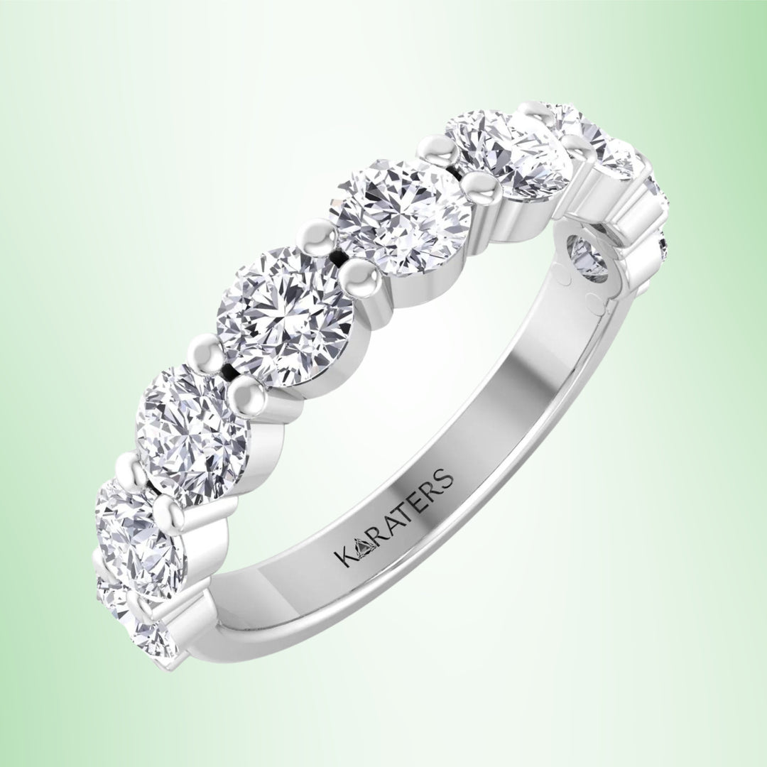 Calahorra - Round Cut Lab Grown Diamond Eternity Band