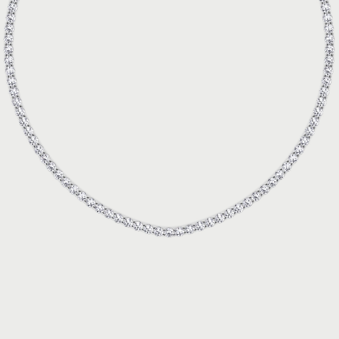 3.5CT Lab Grown Diamond Tennis Choker Necklace