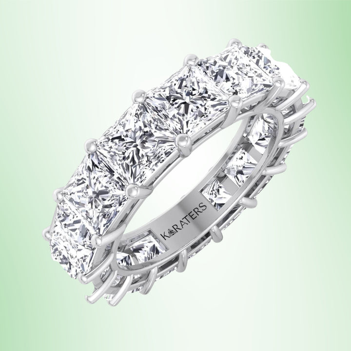 Lleida - Princess Cut Lab Grown Diamond Eternity Band