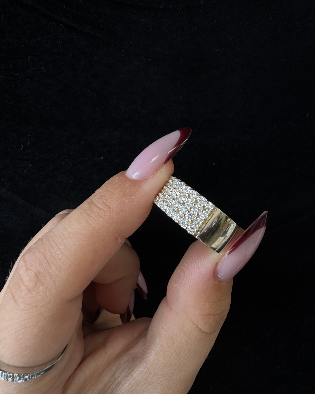 (1.13 CT T.W.) Multi Row Pave Lab-Grown Diamond Eternity Band