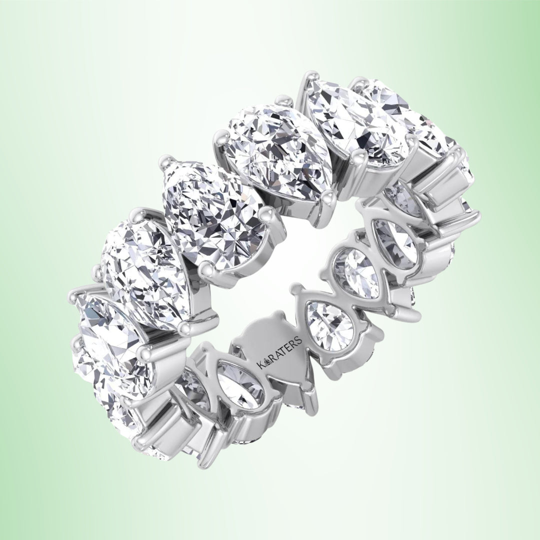 Lorca - Pear Shape Lab Grown Diamond Eternity Band