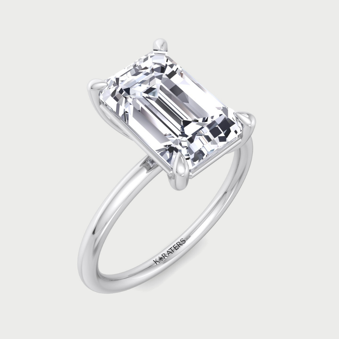 Emerald_Cut_Lab_Diamond_Thin_Band_Solitaire_Engagement_Ring