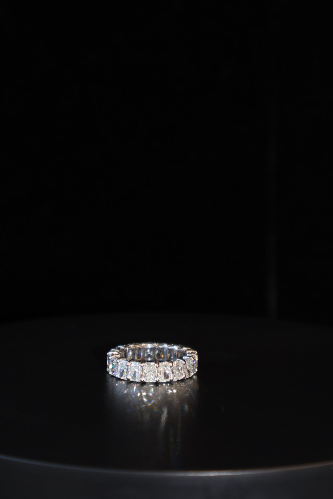 Radiant Cut Lab Grown Diamond Full Eternity Band
