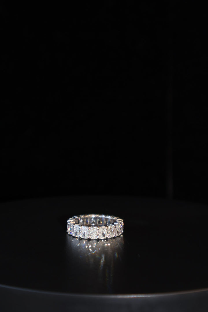 Radiant Cut Lab Grown Diamond Full Eternity Band