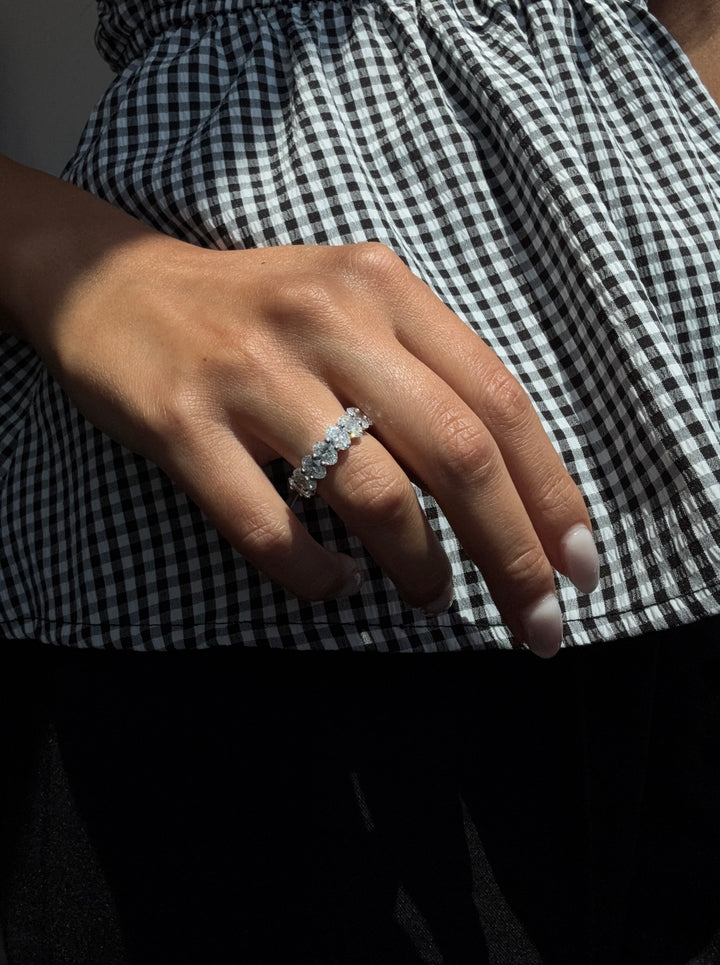 6CT The Lux Oval Cut Lab Grown Diamond Eternity Band