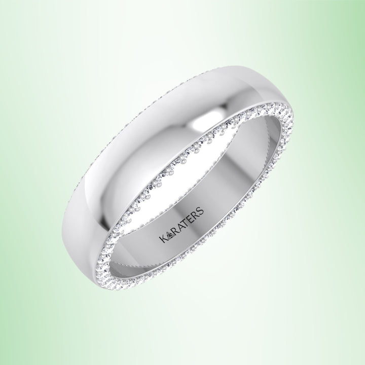 Fabio - Hidden Lab Grown Diamond Wedding Band