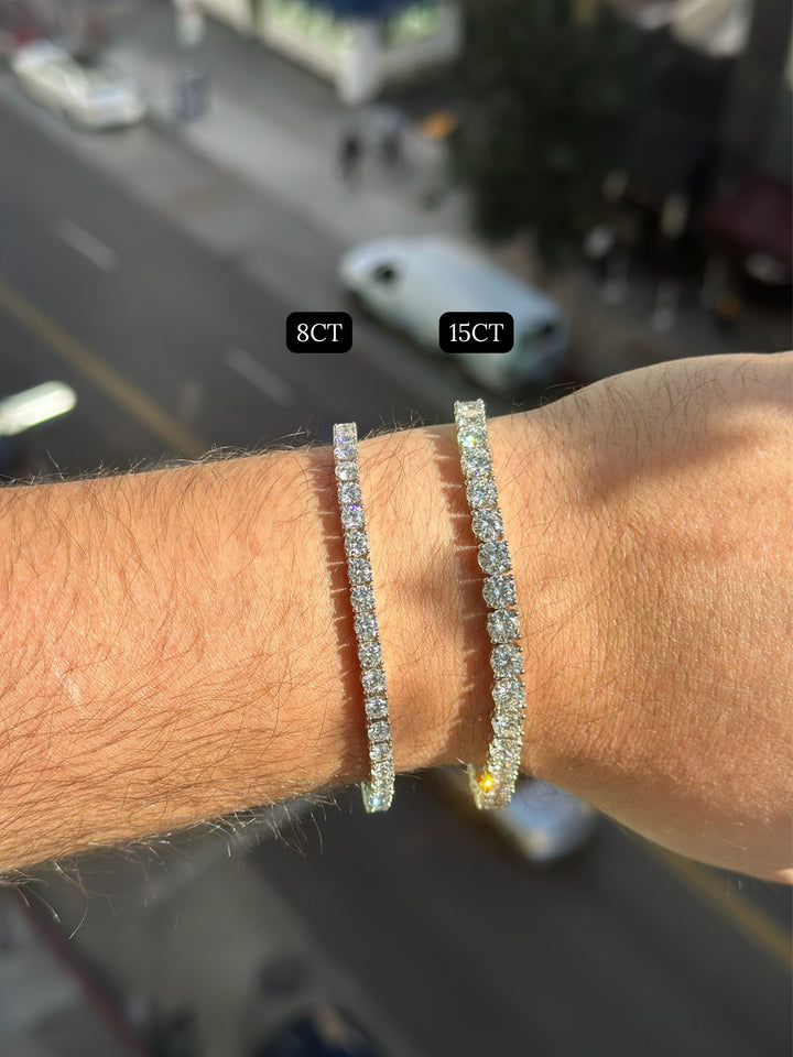 Lab Diamond Men Tennis Bracelet