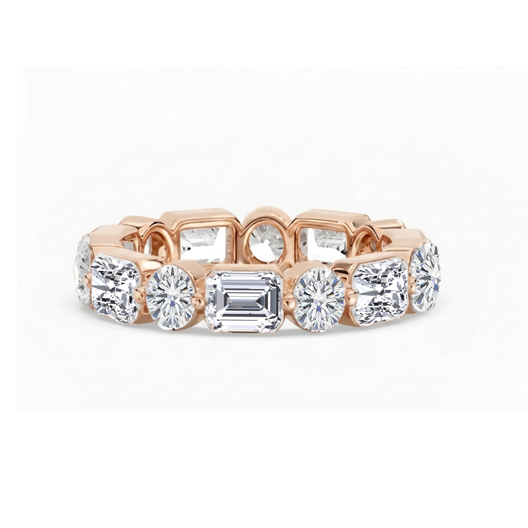 Multi Shape Lab-Grown Diamond Eternity Band RG2