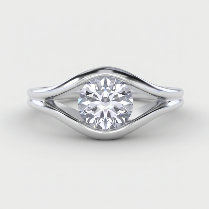 Oculus Solitaire Lab Grown Diamond Engagement Ring