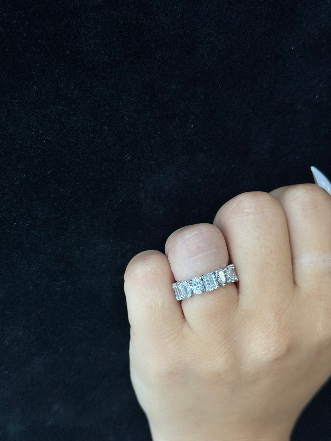 Multi Shape Lab Grown Diamond Eternity Band