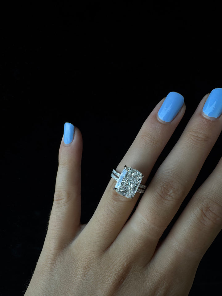 Dainty Pave Lab Grown Diamond Wedding Band