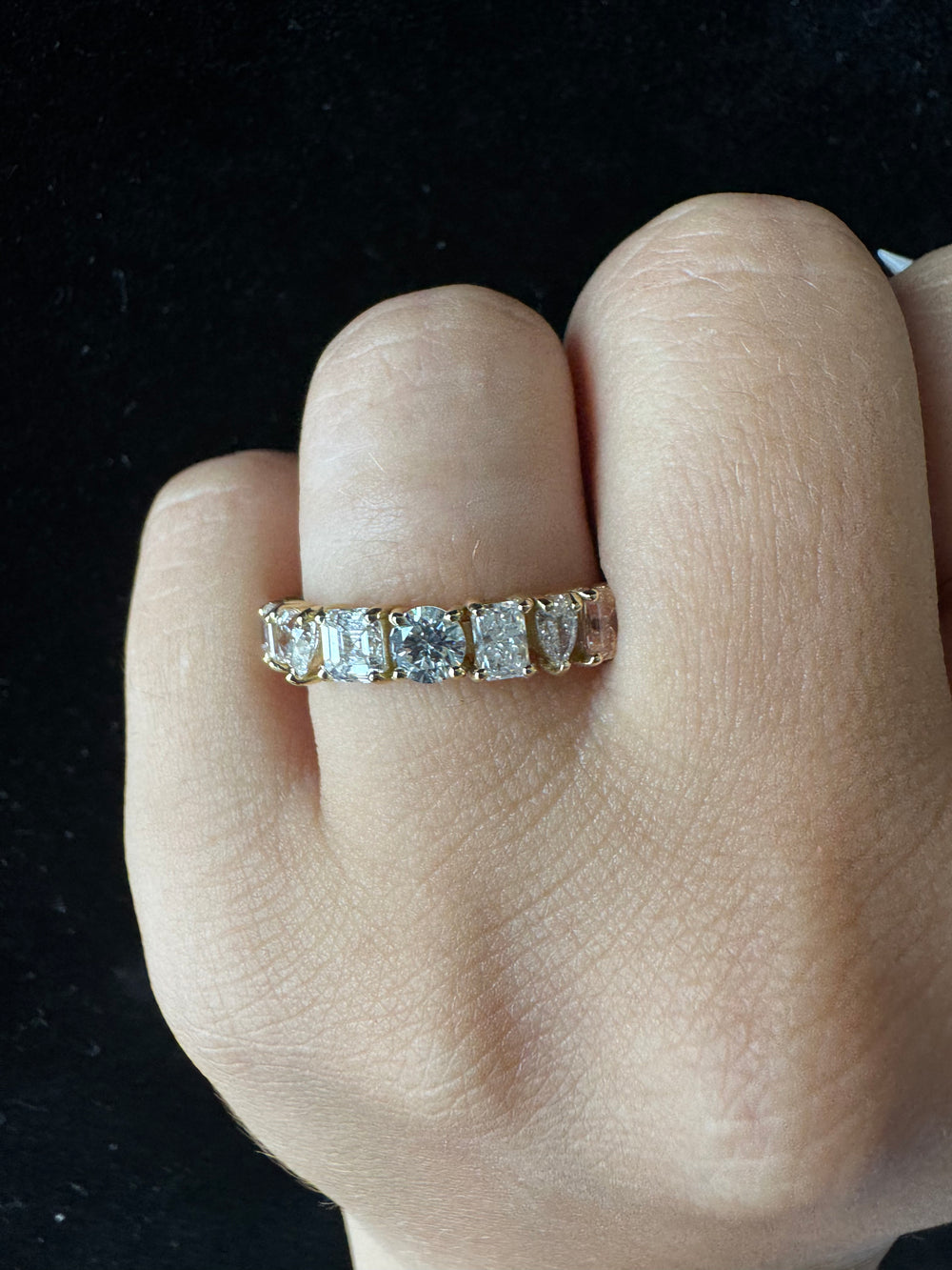 Mixed Shape Lab Grown Diamond Eternity Band