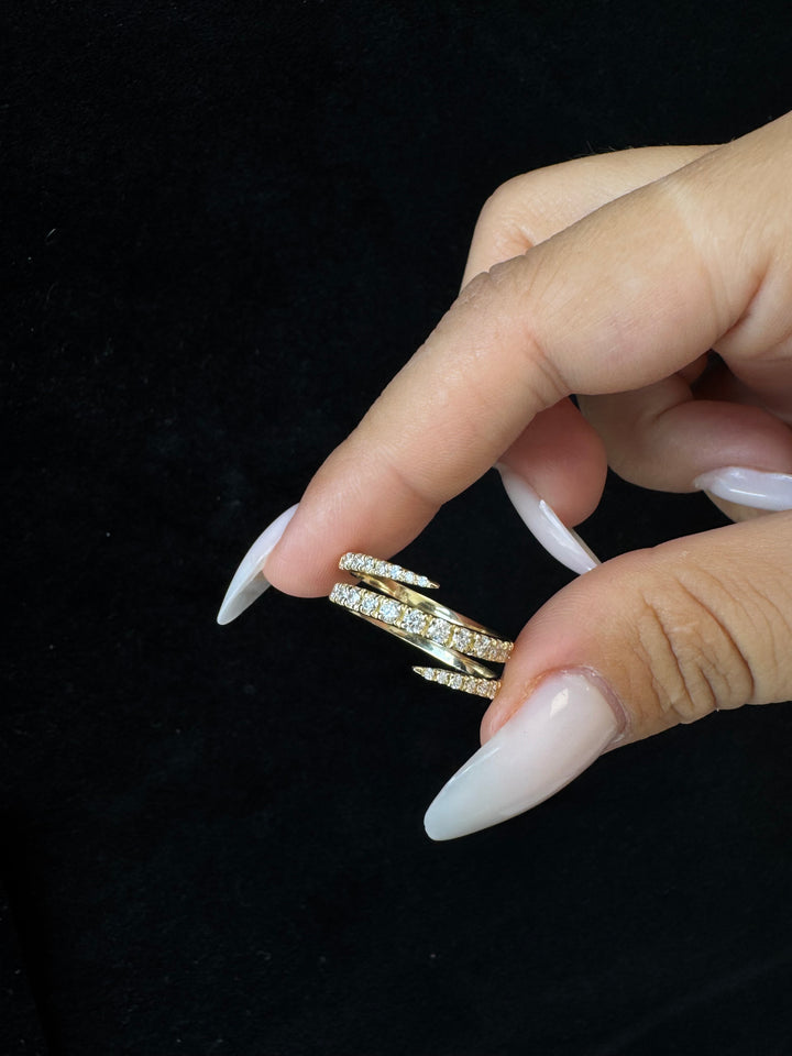 Swirl Style Lab - Grown Diamond Wedding Band