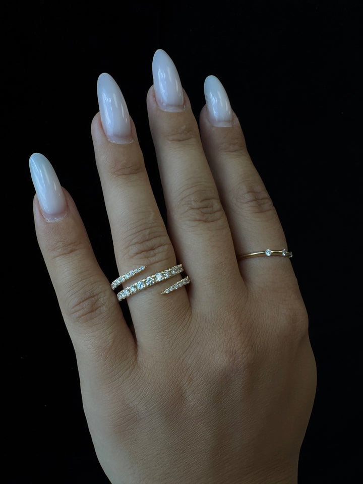 Swirl Style Lab - Grown Diamond Wedding Band