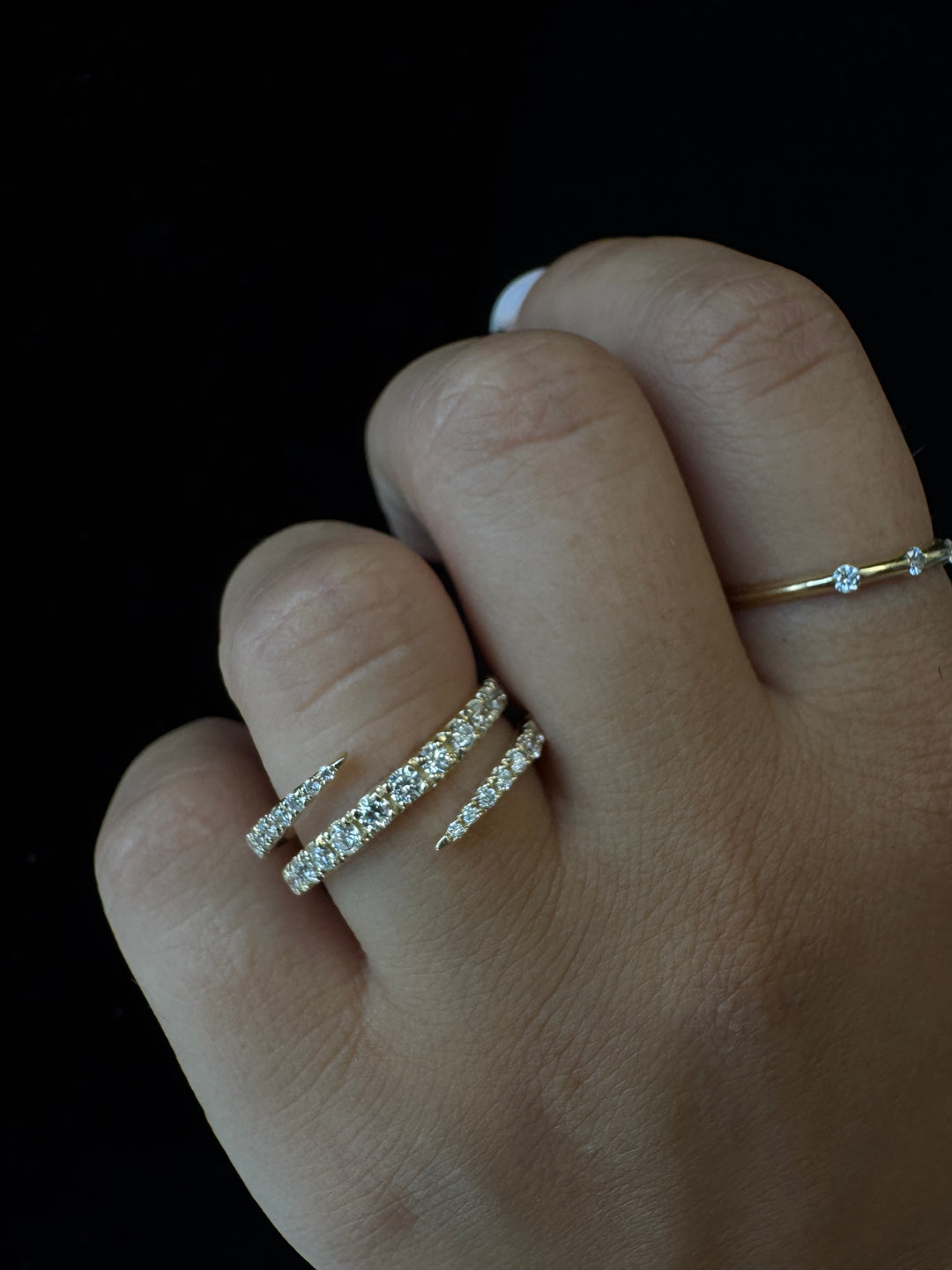 Swirl Style Lab - Grown Diamond Wedding Band