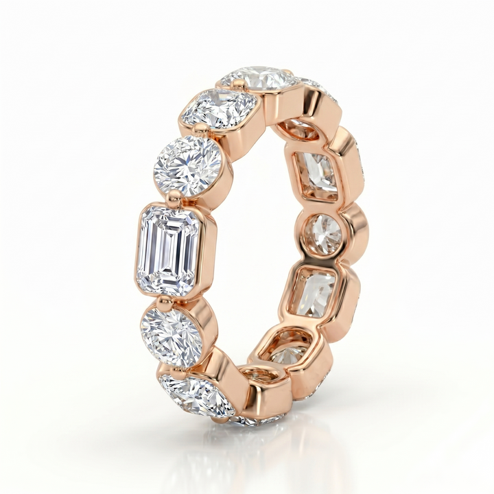 Multi Shape Lab-Grown Diamond Eternity Band RG