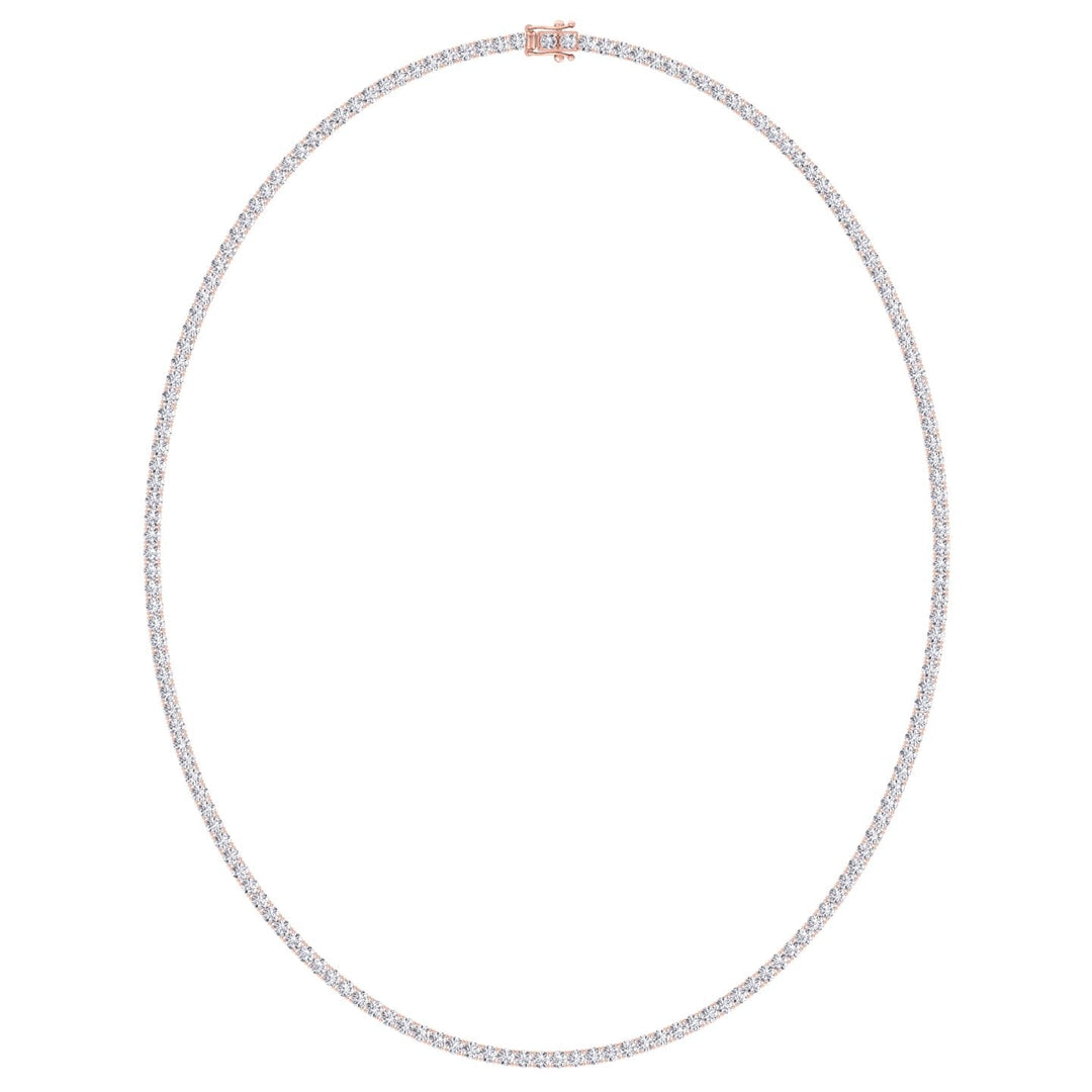 10 Carat T.W. Men's Lab-Grown Diamond Tennis Necklace