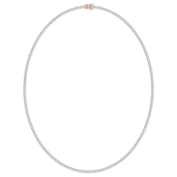 10 Carat T.W. Men's Lab-Grown Diamond Tennis Necklace