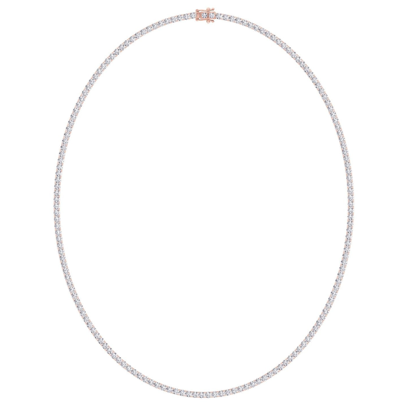 10 Carat T.W. Men's Lab-Grown Diamond Tennis Necklace