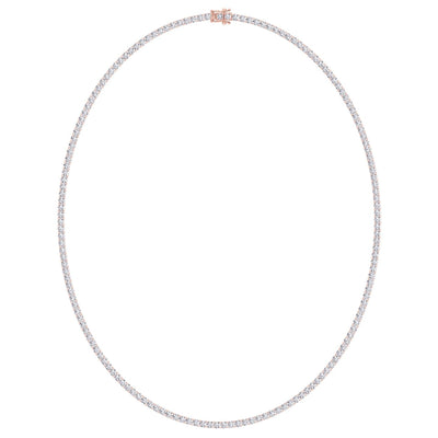 10 Carat T.W. Men's Lab-Grown Diamond Tennis Necklace