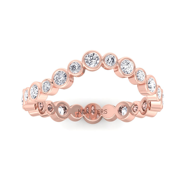 RG Round Cut Infinity Lab Grown Diamond Eternity Band 2