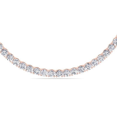 10 Carat T.W. Men's Lab-Grown Diamond Tennis Necklace