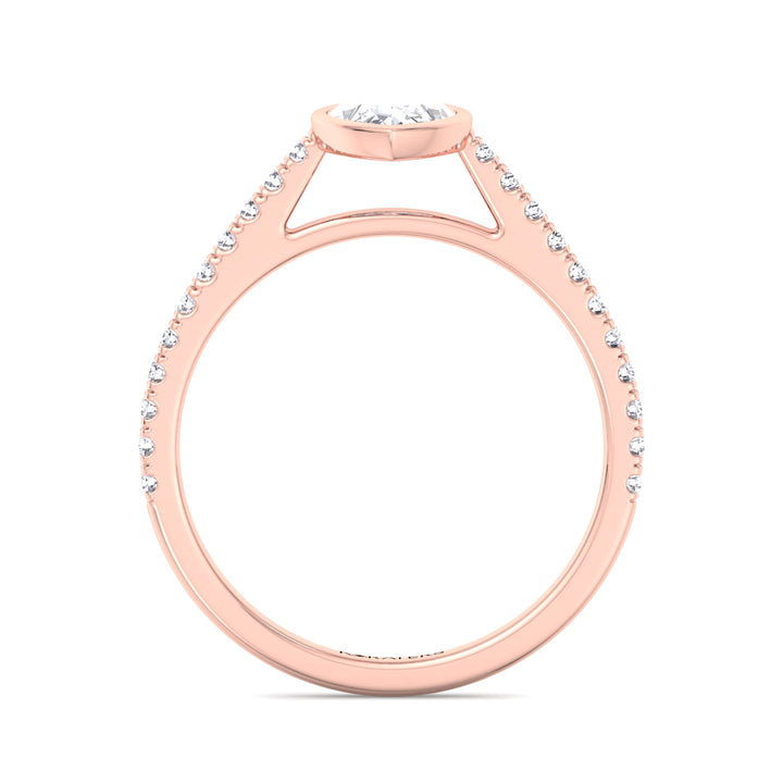 bezel-set-marquise-shape-lab-grown-diamond-engagement-ring-with-cathedral-style-pave-band-in-18k-solid-rose-gold