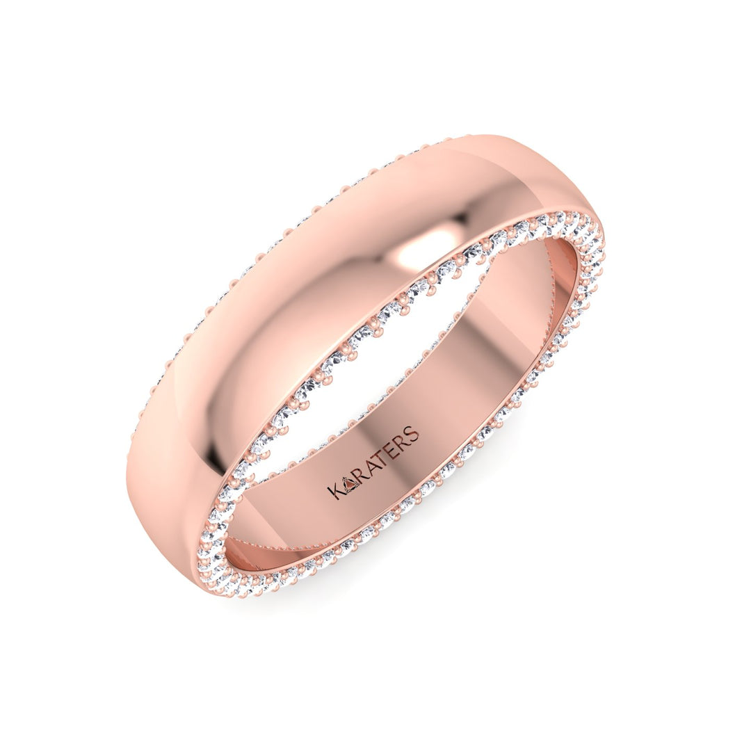 Fabio - Hidden Lab Grown Diamond Wedding Band