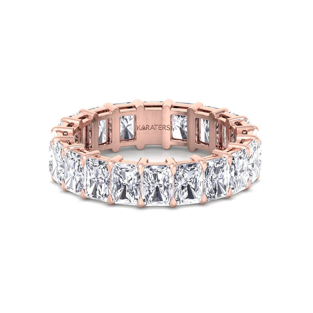 Radiant Cut Lab Grown Diamond Full Eternity Band